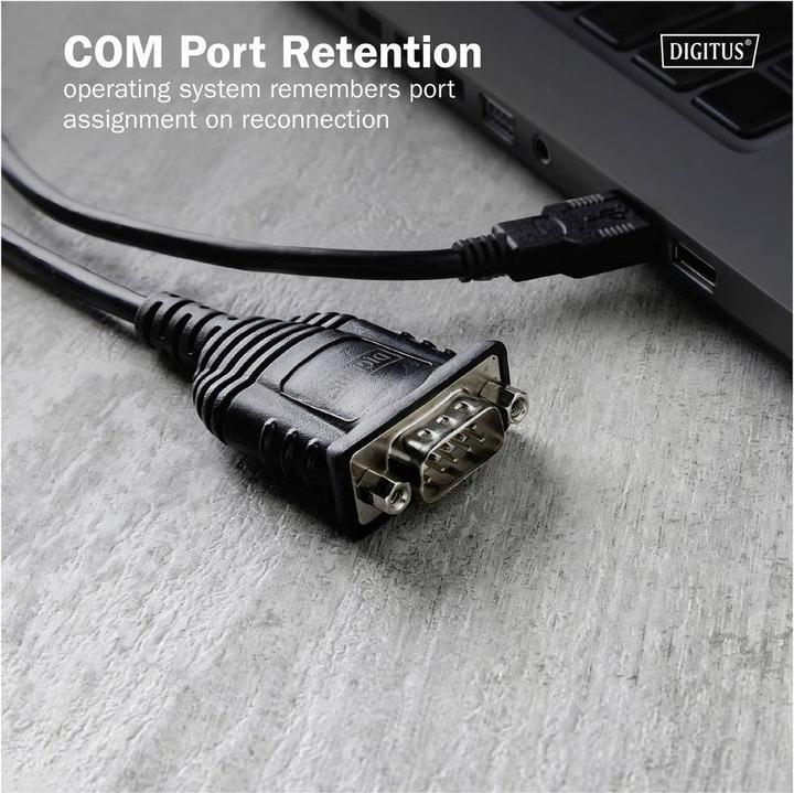 Image du produit Digitus USB auf DB9 RS232 Kabel mit FT232RNL (1.80 m)