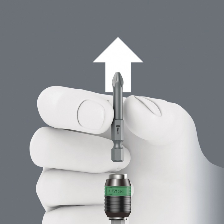 Productafbeelding Wera Handgreep Bits Handhouder, Rapidaptor+Ratchet 416 RA (1/4")