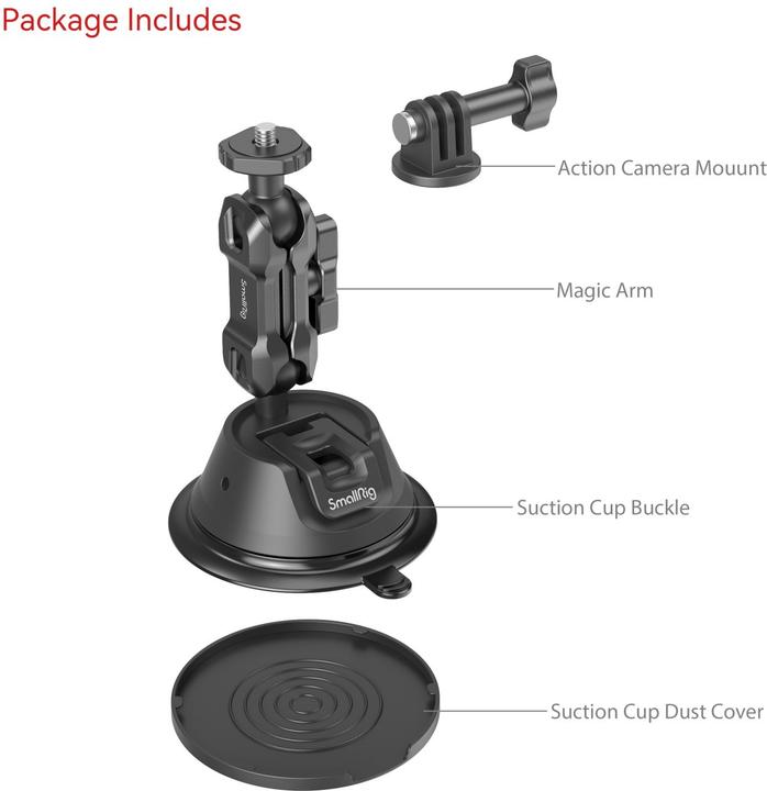 Produktbild SmallRig Portable Suction Cup Mount Support