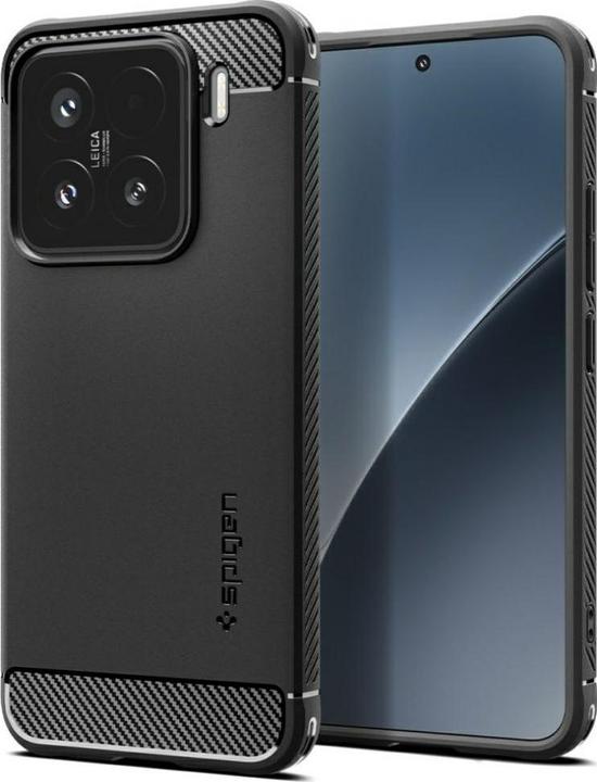 Actual product image Spigen Xiaomi 15 Case Rugged Armor Matte Black (Xiaomi 15)