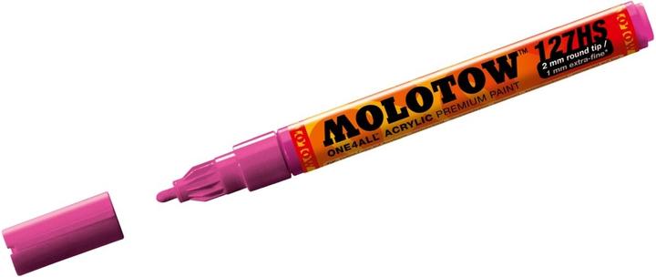Actual product image Molotow Permanent marker One4All 127 HS refillable 2mm magenta (Magenta, 2 mm, 1 x)