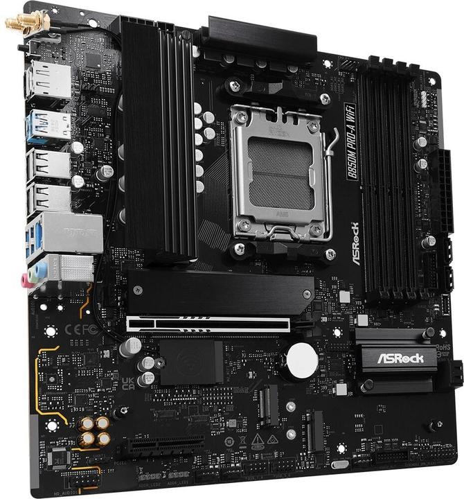 Produktbild AsRock B850M Pro-A WiFi (AM5, AMD B850, mATX)