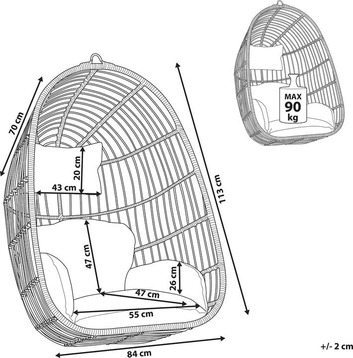 Image du produit Beliani Casoli (90 kg)