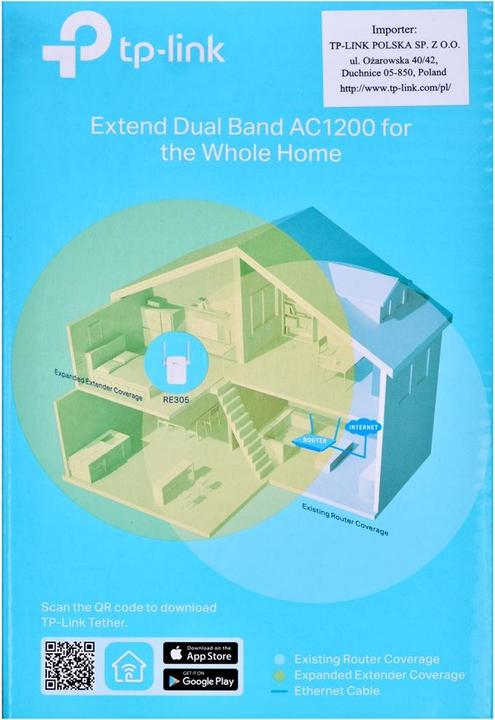 Produktbild TP-Link Tl-Re305 (867 Mbit/s, 300 Mbit/s)