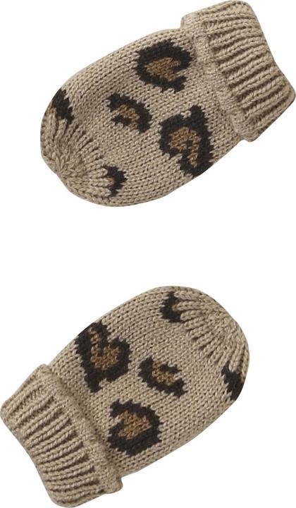 Actual product image Vertbaudet Baby Set: Mütze, Snood und Fäustlinge mit Leoparden-Herz-Muster (98, 86)