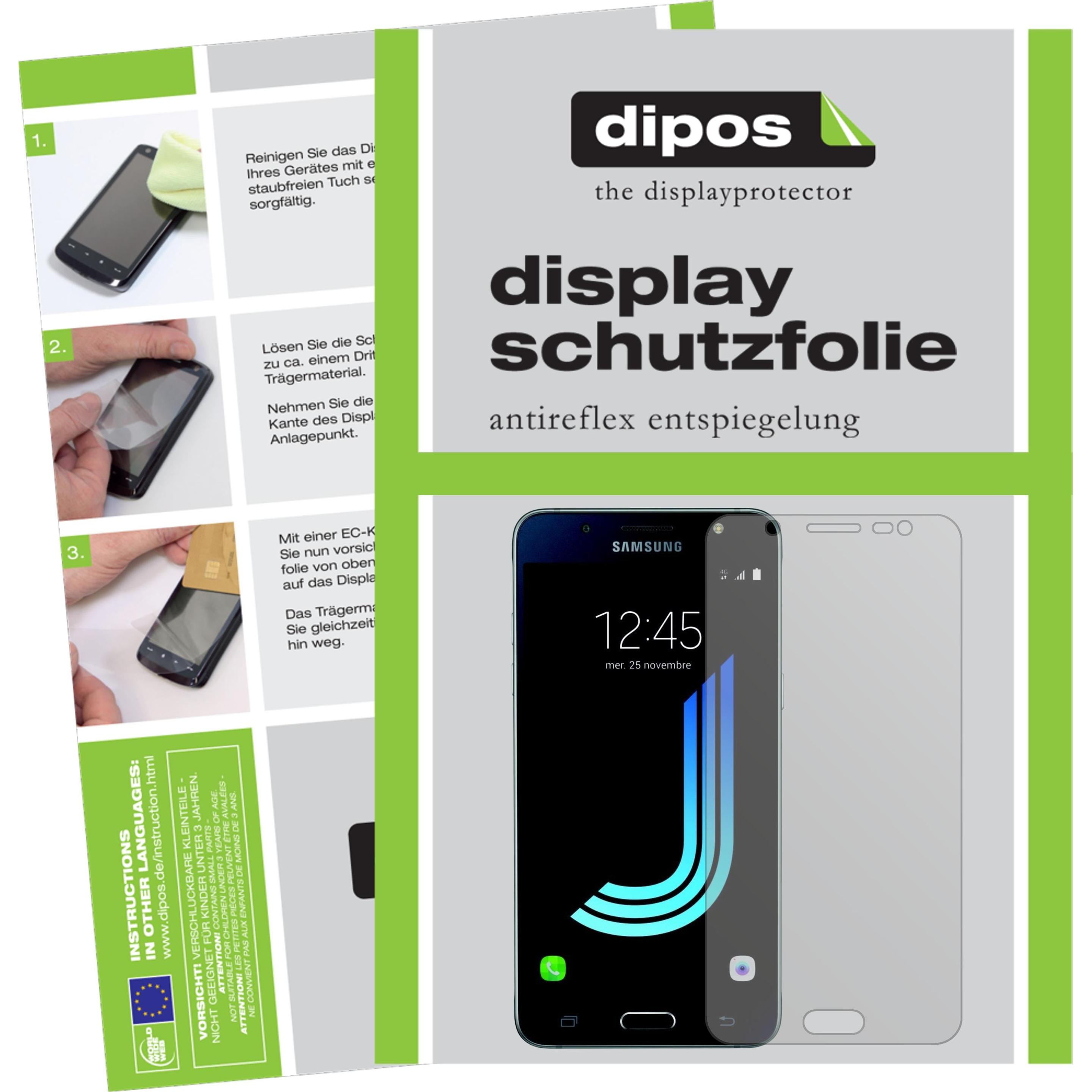 Thumbnail - Dipos Displayschutzfolie Antireflex (2 Stück, Samsung Galaxy J5 (2016)), Smartphone Schutzfolie, Transparent