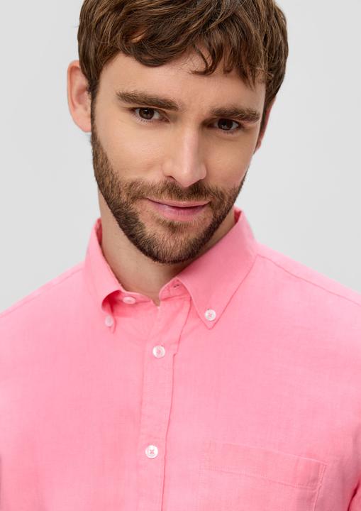 Immagine prodotto s.Oliver Hemd Kurzarmhemd aus Leinen (S)