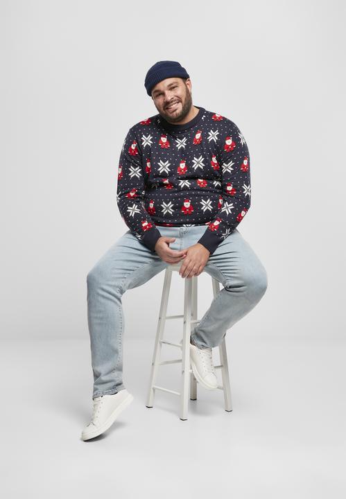 Actual product image Urban Classics Nicolaus And Snowflakes Sweater (M)