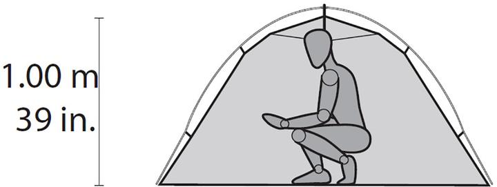 Image du produit Msr Hubba Hubba NX (Tente igloo, 1.54 kg, 2 personnes)