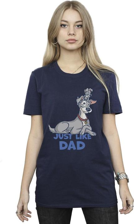 Immagine prodotto Disney Lady And The Tramp Just Like Dad Maglietta Ampia Donna (M)