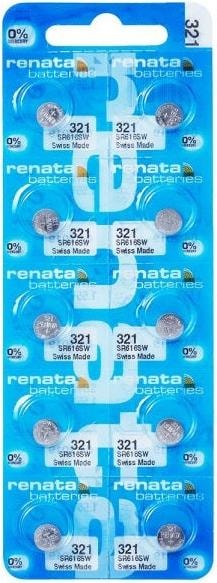 Energie-Label Renata 321 / SR616SW (10 Stk., V321, 14.50 mAh)