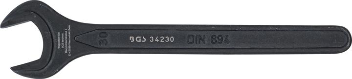 Actual product image BGS Single Open End Spanner DIN 894 30 mm (30 mm)