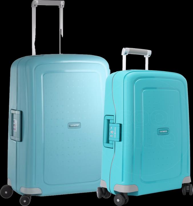 Samsonite S'cure Spinner 55+69 cm Aqua Blue Kofferset (79 l)