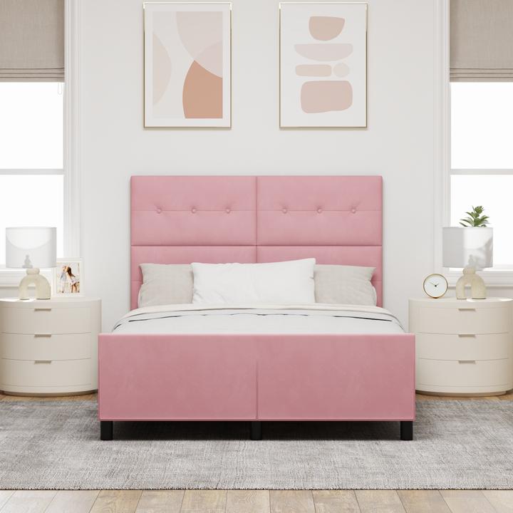 Actual product image vidaXL Modernes Bett (140 x 200 cm)