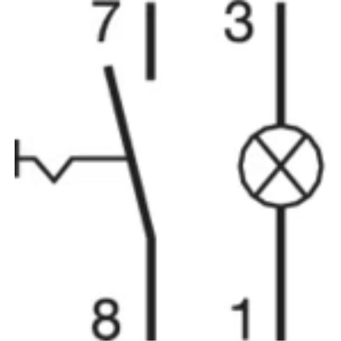 Thumbnail - Hager Druckschalter, Taster + Schalter, Grün