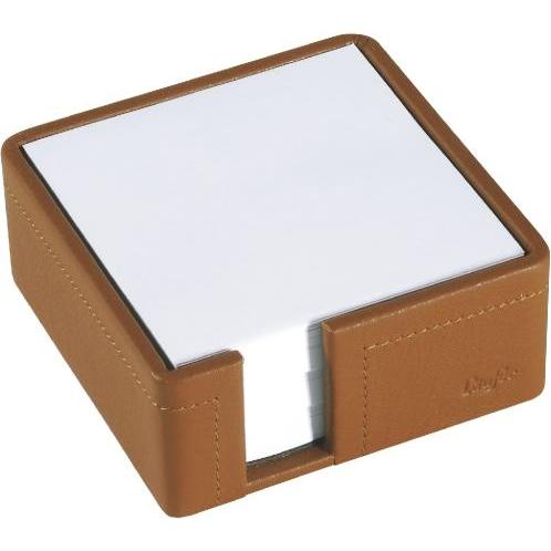 Läufer, Schreibtisch Accessoire, Zettelbox Scala Leder cognac