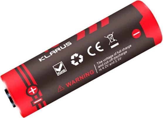 Actual product image Klarus 21GT-E50 Lithium Ion battery 5'000mAh