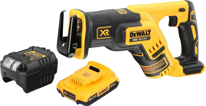 Actual product image DeWalt DCS 367 D1 cordless sabre saw 18 V brushless + 1x 2.0 Ah battery + charger