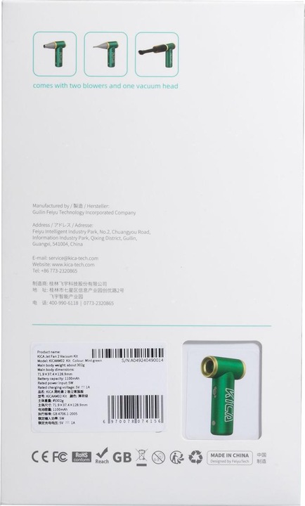 Produktbild Kica Jet Fan 2 Vacuum Kit