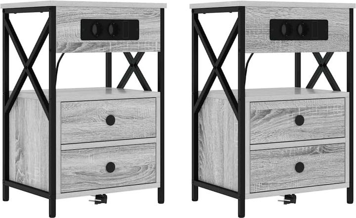Produktbild vidaXL Moderner Nachttisch (40 x 31 x 60 cm)