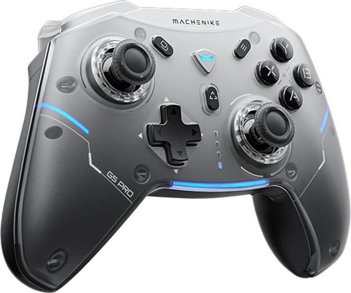 Produktbild Machenike G5Pro Max Kabelloser Gamecontroller mit Ladestation – Grau (Android, iOS, PC, Switch, Switch 2, Windows)