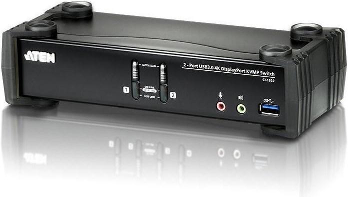 Aten CS1922 2 porte USB 3.1 Gen 1 4K DisplayPort 1.2 KVM a 2 porte USB 3.1 Gen 1 4K