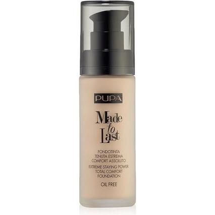 Pupa Milano, Foundation, Pupa MADE TO LAST FOUNDATION Porcelain (010)