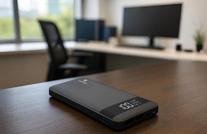 Actual product image Viking Powerbank PN-961 10000 mAh Black (PN961B) (10000 mAh, 18 W, 37 Wh)