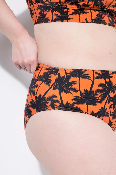 Actual product image Studio Untold High-waist palm tree print bikini brief (52)