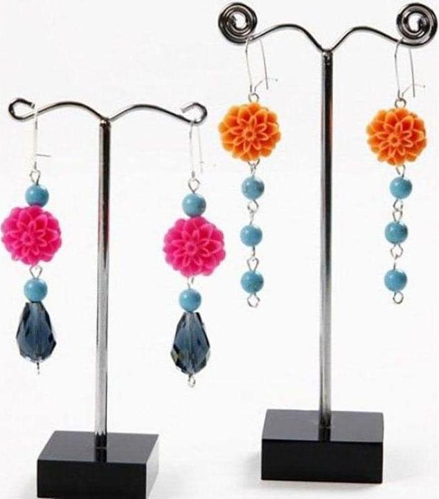 Produktbild Creativ Company Ohrring 15 mm Versilbert, 10 Stk. (Metall)