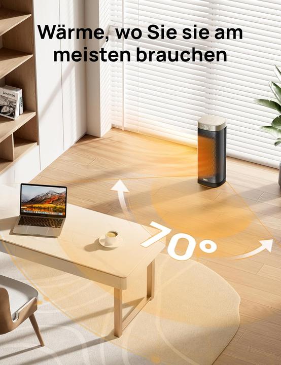 Produktbild Dreo Solaris Slim H2 Heizlüfter mit Thermostat (2000 W)