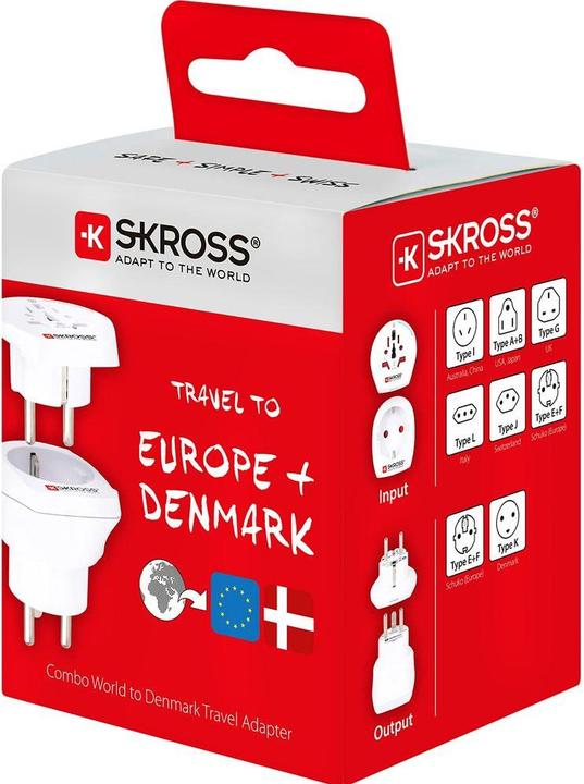 Produktbild Skross Combo World to Denmark