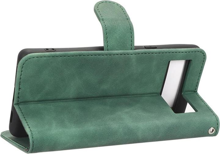 Produktbild Cover-Discount Google Pixel 7a - Leder Etui Hülle grün (Google Pixel 7a)