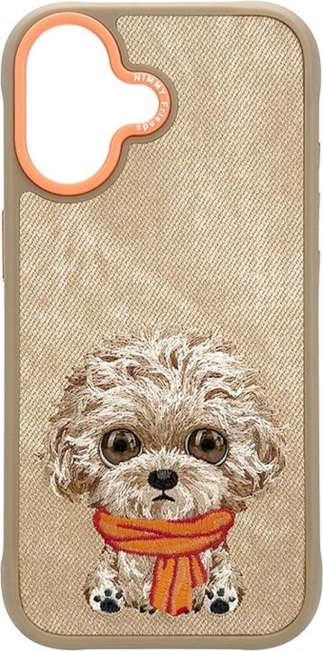 Produktbild Nimmy Etui Big Eyed Pet 2.0 Dog do iPhone 17 beżowy (Apple iPhone 17)