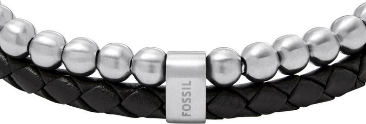 Produktbild Fossil Armband JEWELRY (21.50 cm, Achat, Edelstahl, Leder)