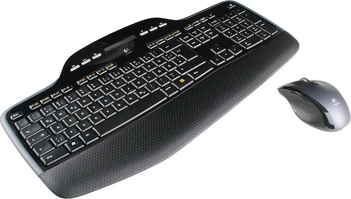 Produktbild Logitech Kabellose Tastatur+Maus MK710 schwarz im Einzelhandel (Deutschland, Kabellos)