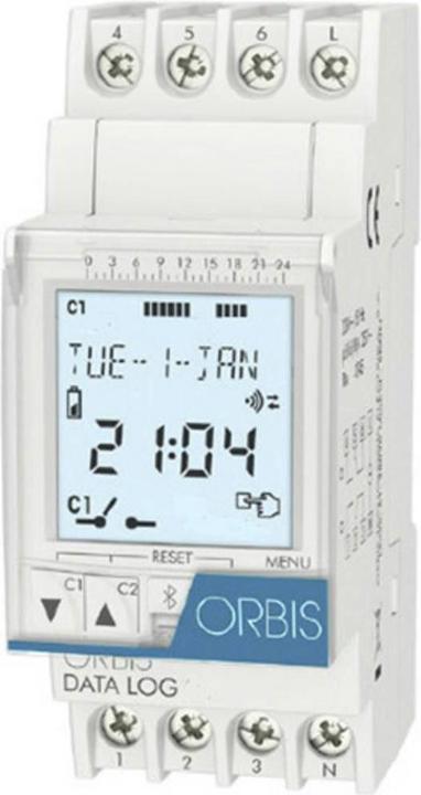 Immagine prodotto Orbis Timer su guida DIN DATA LOG 230 V