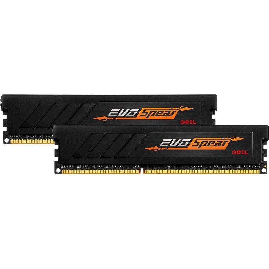 GeIL EVO SPEAR series (2 x 4GB, 2400 MHz, DDR4-RAM, DIMM), RAM, Schwarz