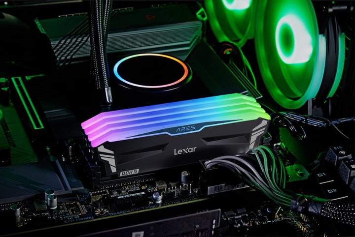 Actual product image Lexar Ares RGB (2 x 16GB, 6800 MHz, DDR5 RAM, DIMM)