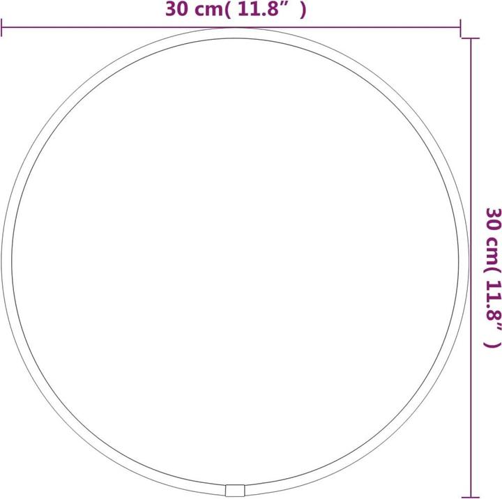 Image du produit vidaXL Wandspiegel (30 cm)