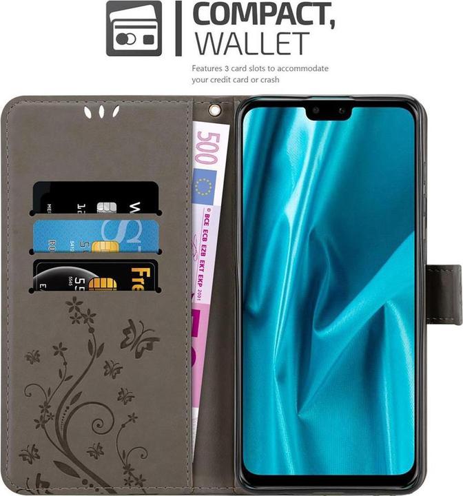 Image du produit Cadorabo Couverture du livre de fleurs (Huawei Y9 (2019))