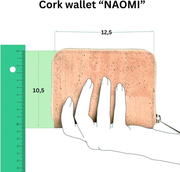Produktbild Simaru Portemonnaie «Naomi» natur