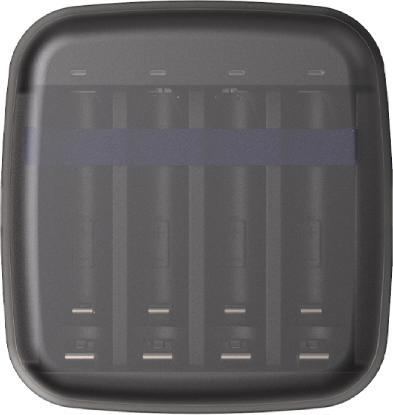 Xtar BC4 Batterijlader voor R03 / AAA en R6 / AA Li-Ion 1 5V / NiMH batterijen (1 Pcs., AAA, AA, Oplaadbare batterijen + lader)