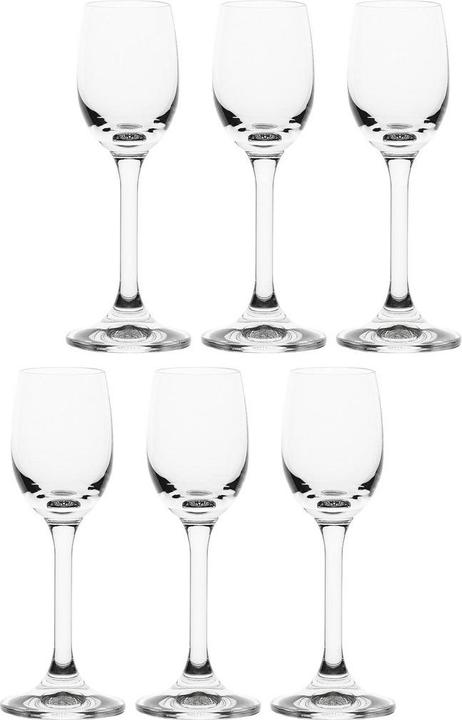 Image du produit No Name Lot de 6 verres à liqueur Novello - Clair 65 ml (0.65 dl, 6 x, Verres à liqueur + verres à grappa)