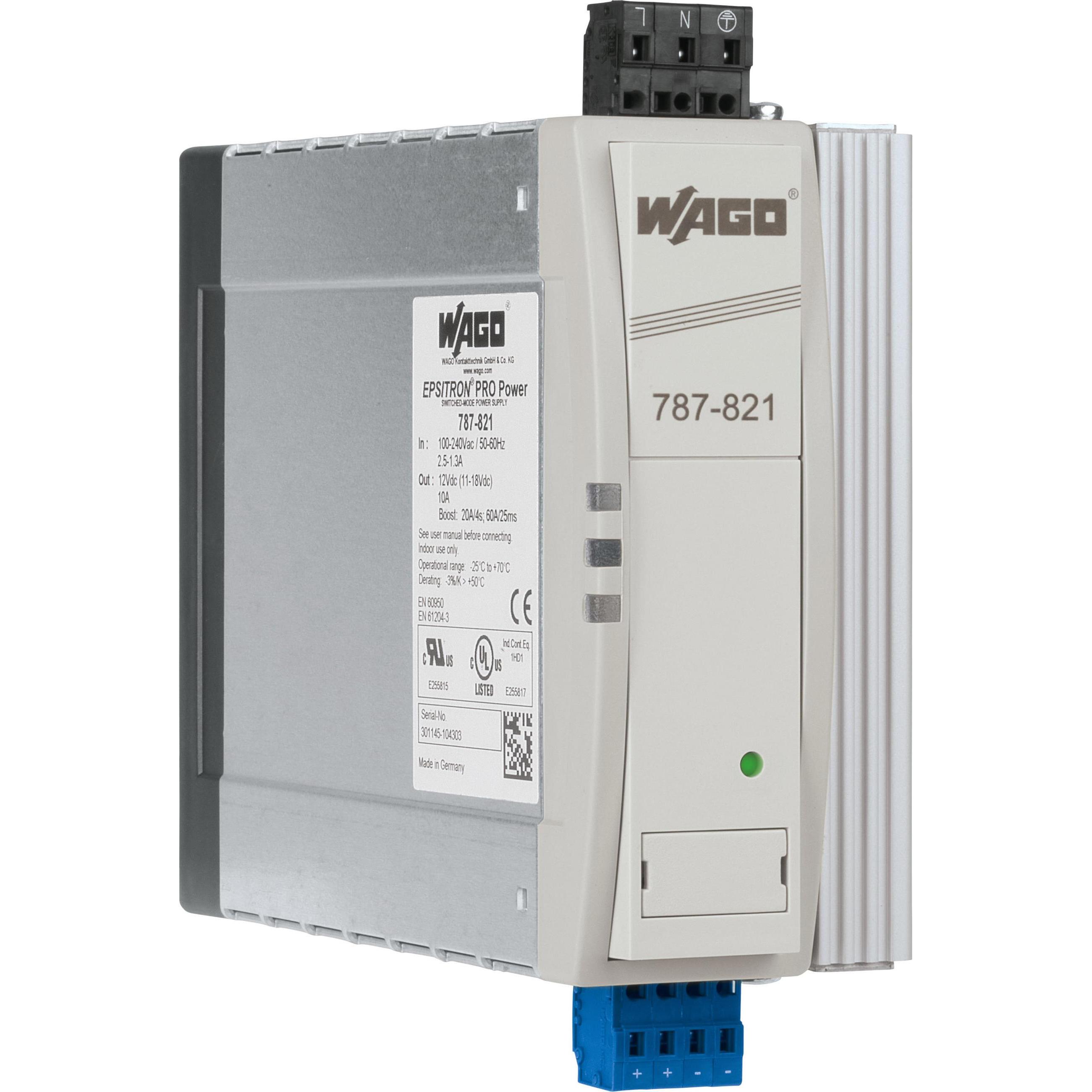 Wago, Systemstromversorgung, Hutschienen-Netzteil (DIN-Rail