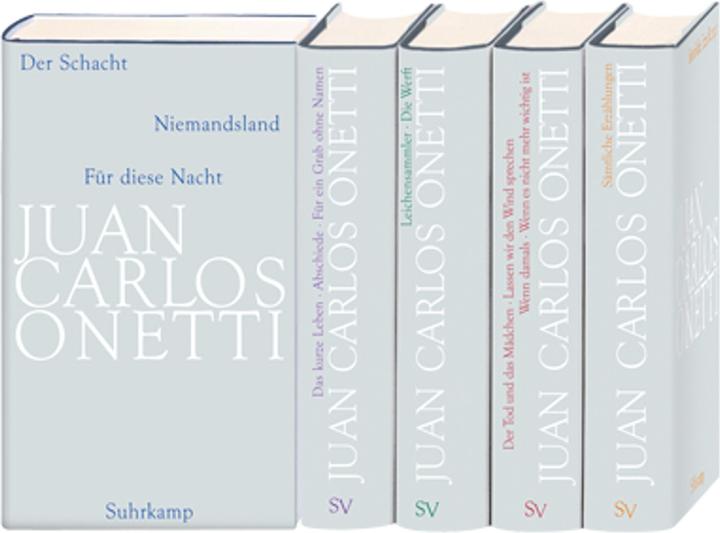 Produktbild Onetti, Juan Carlos. Gesammelte Werke. Bände 1 bis 5 (Deutsch, Juan Carlos Onetti, 2015)