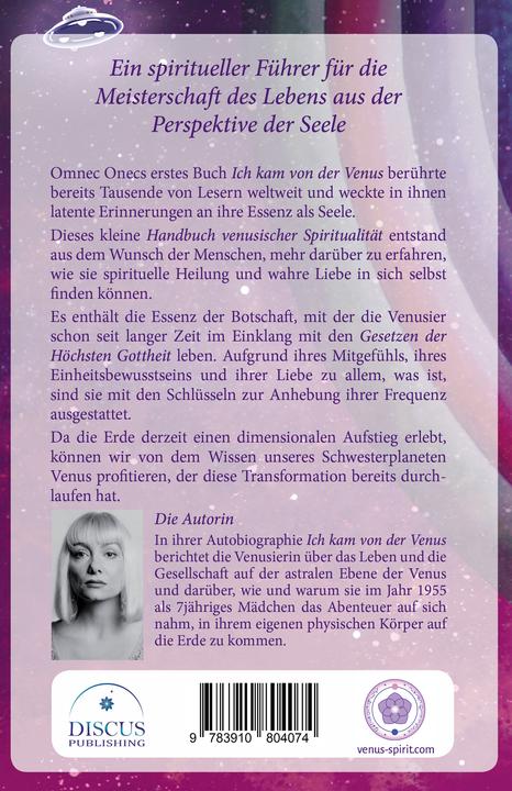 Produktbild Handbuch venusischer Spiritualität (Deutsch, Omnec Onec, Anja Schäfer, 2024)