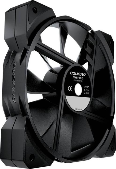 Actual product image Cougar Cabinet Mhp 120 Black Fan (120 mm, 1x)