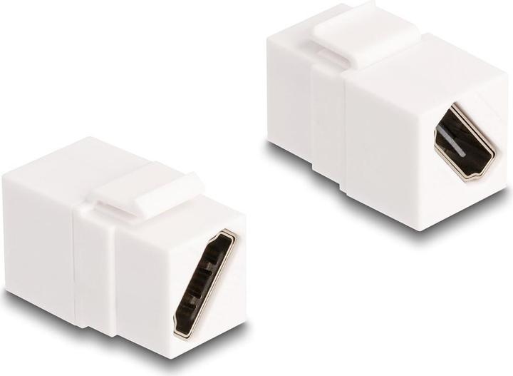 Delock Keystone Modul HDMI Buchse zu Buchse diagonal 8K 60 H (HDMI, 3.13 cm)