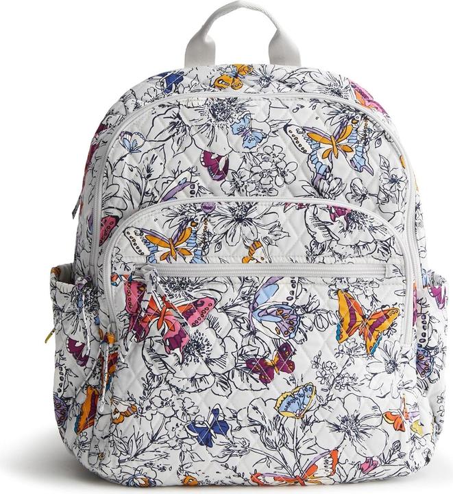 Actual product image Vera Bradley Bancroft Backpack Wing Bloom